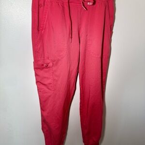 Med Couture Touch - Hot pink Scrub Jogger Bottoms SIZE XS